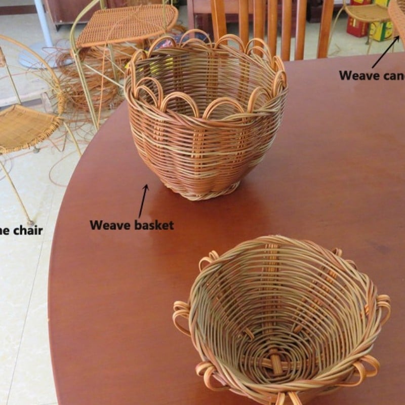 5 Plastic Artificial 1,2,3 Color Rattan Imitation Production Line details