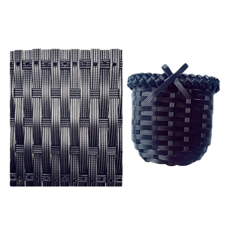 4 Plastic Artificial 1,2,3 Color Rattan Imitation Production Line supplier
