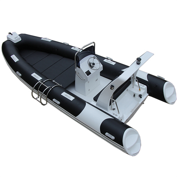Black rib boats with cutting-edge technology for maximum performance