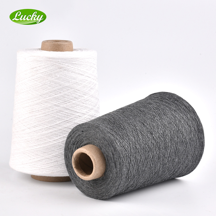 NE6/1 -NE30S recycled/regenerated cotton/polyester blended yarn manufacture