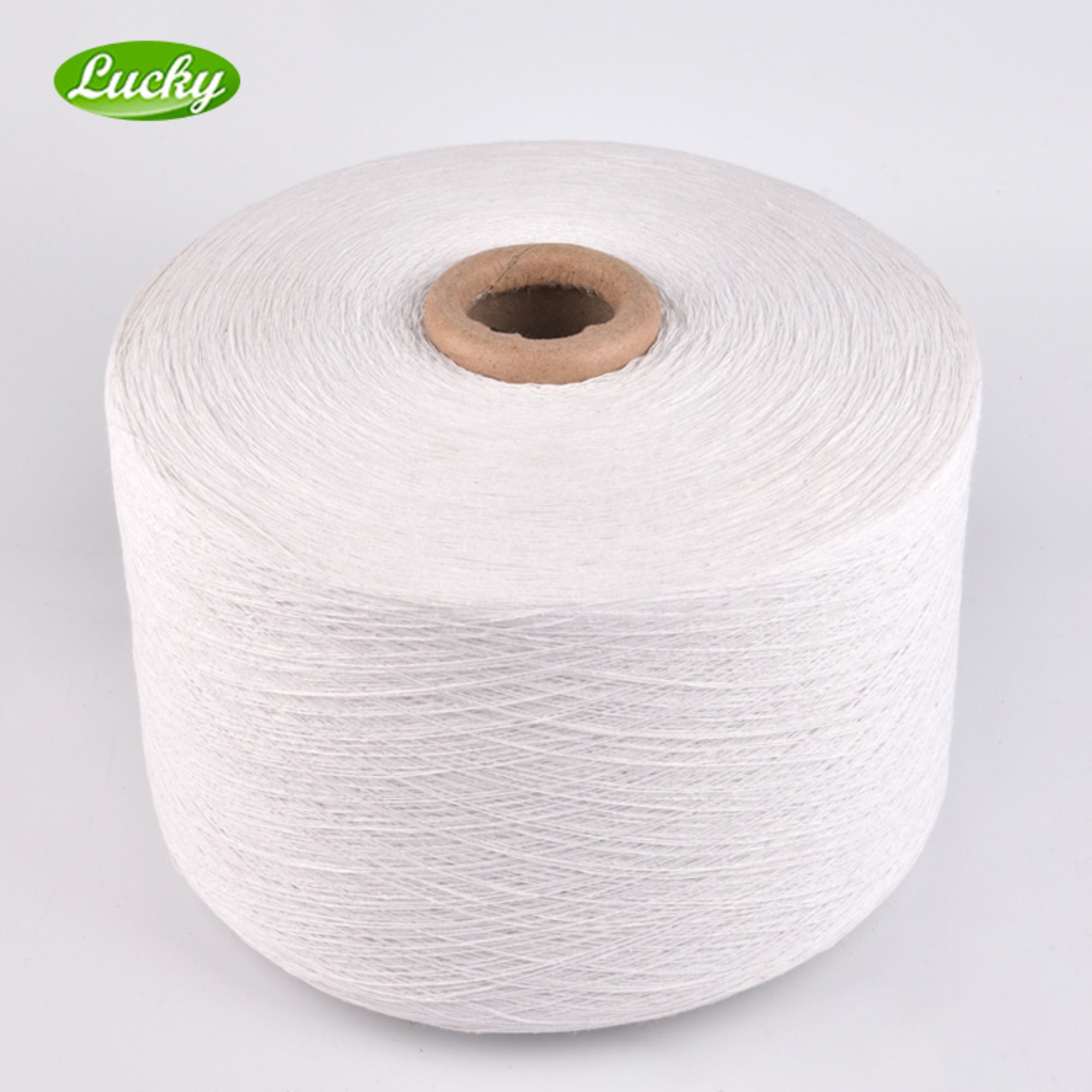 Cina custom hairy knitting space dicelupkan benang kapas tebal untuk rajutan karpet