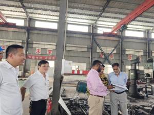 Bangladesh MARN STEEL factory spoke highly of our 30x6000 large shearing machine