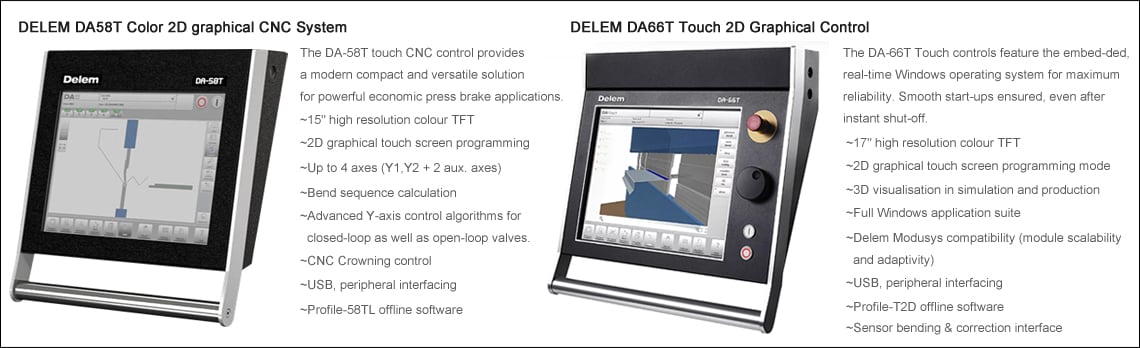 CNC Hydraulic Press Brakes With Delem DA-66T Controller details