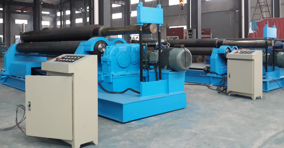 W11 3 rollers Mechanical plate rolls manufacture