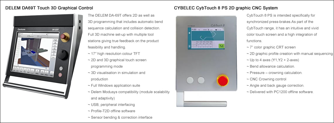 CNC Hydraulic Press Brakes With Delem DA-66T Controller supplier