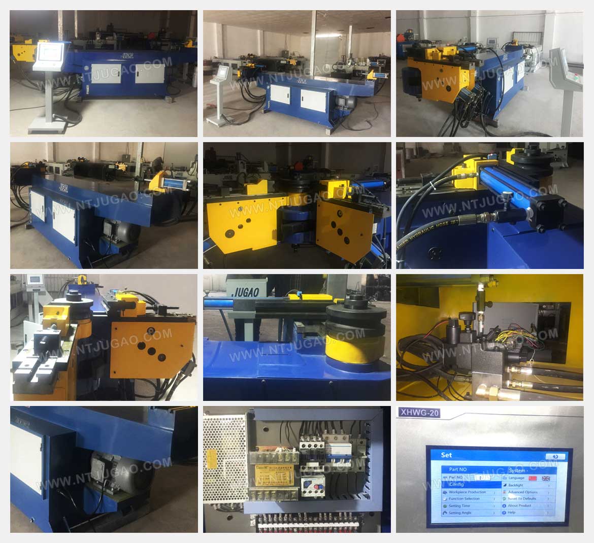 NC hydraulic pipe bending machine in steel tubes bending details
