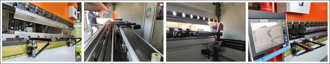 CNC Hydraulic Press Brakes With Delem DA-66T Controller manufacture