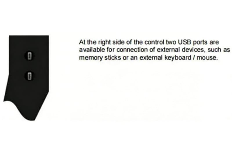 Importieren von DXF-Dateien von einem USB-Stick in die DELEM-Steuerung: Ablauf