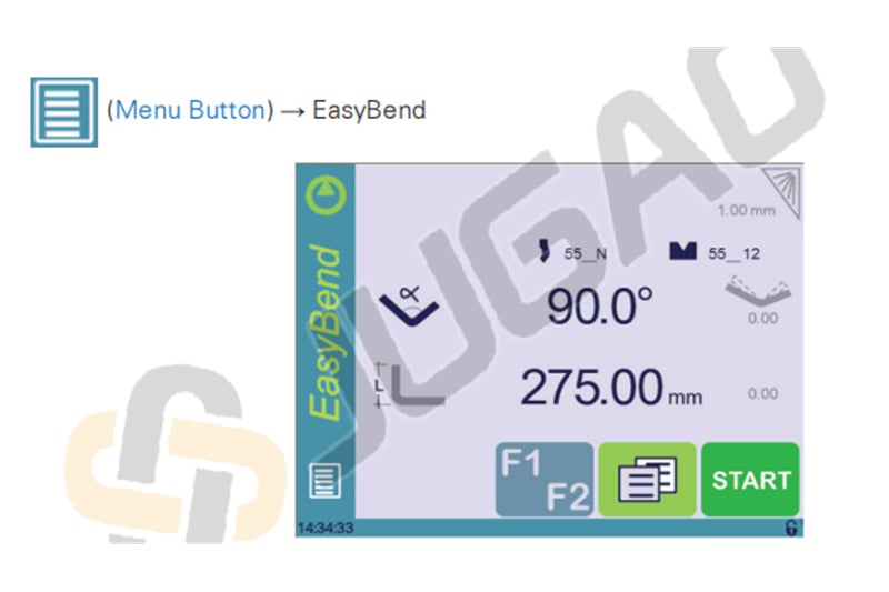Vereinfachung von Biegeoperationen mit dem CYBELEC CybTouch 6 C EasyBend