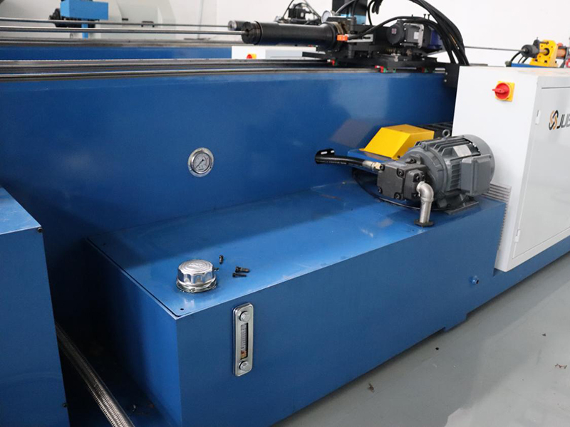 How to troubleshoot motor overheating in a pipe-bending machine?