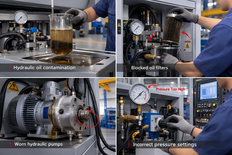 Warum kommt es zu einer Überhitzung des Pressenbrems-Motors?