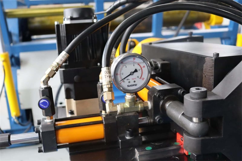 What causes wrinkles on the surface of a pipe after it has been processed by a pipe bending machine?