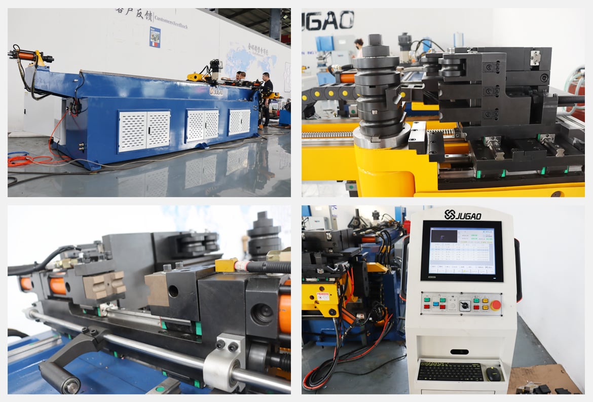 CNC hydraulic pipe bending machine in steel tubes bending manufacture