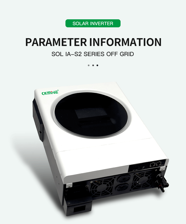 CKMINE Off Grid Solar Inverter 4KW 6KW 24Vdc 48V to 220Vac off Grid Solar Inverter for Home Off Grid Solar System manufacture