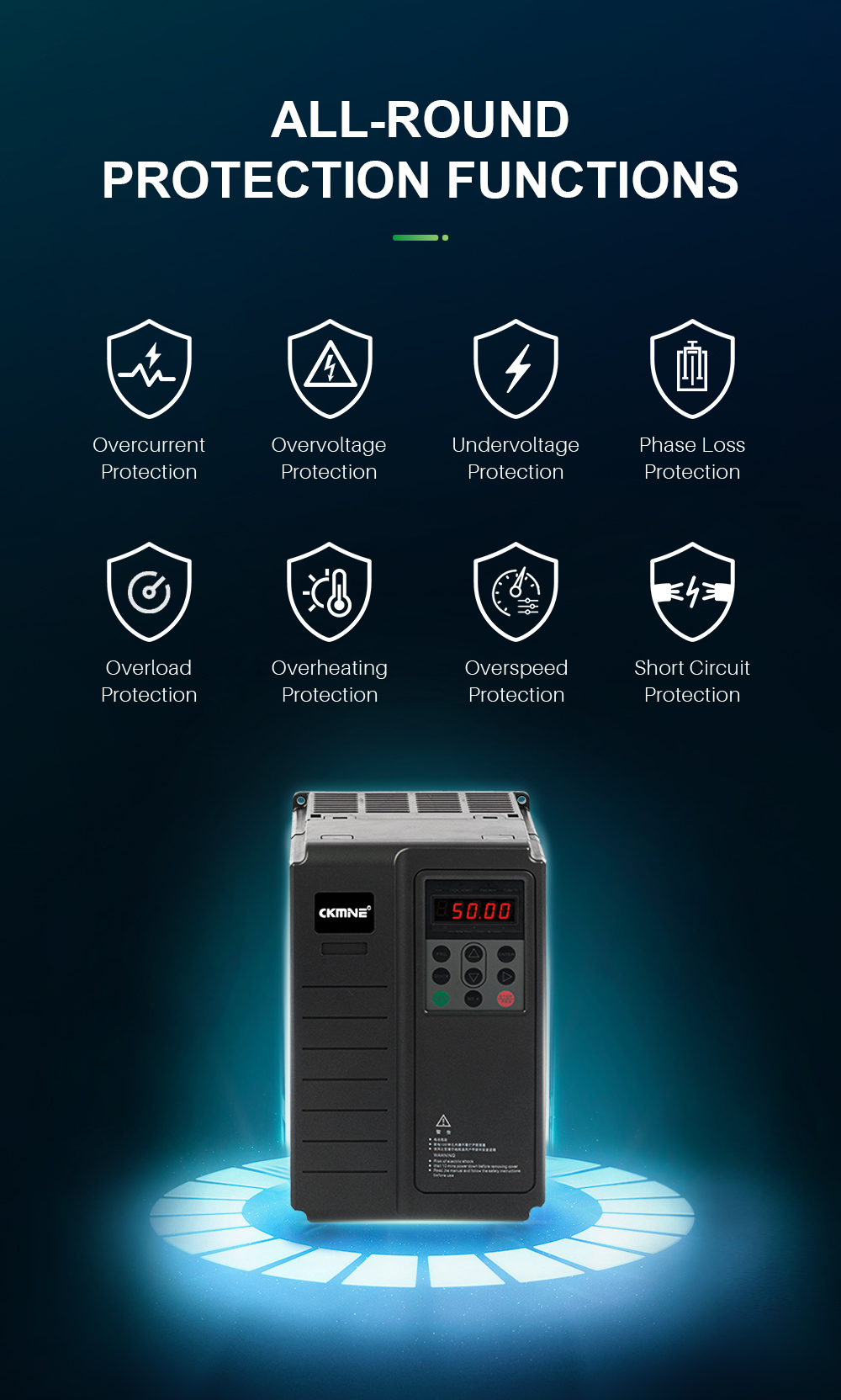 CKMINE Elevator Inverter 4-30kW 380V 3 Phase Lift Parts Frequency Control 15kW 30kW VFD VSD UPS Escalator Motor Drive supplier