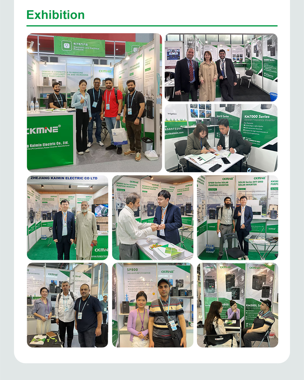 CKMINE 45kW 55kW 75kW 90kW 110kW Solar Pump Inverter 3 Phase 380V Off Grid MPPT DC to AC VFD Drive for Irrigation factory