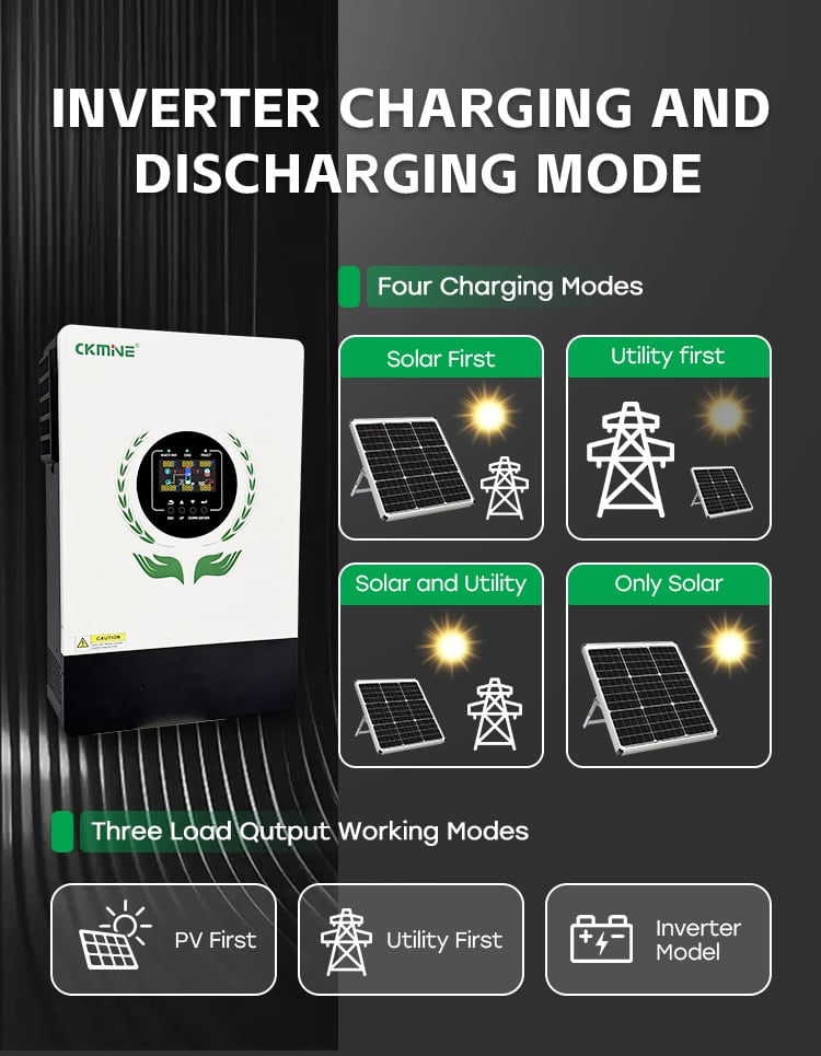 SOL IA-S4 Series Off Grid Solar Inverter 3.5kW 3.5kVA 48V 51.2V 220V Output Power Factor 1.0 supplier
