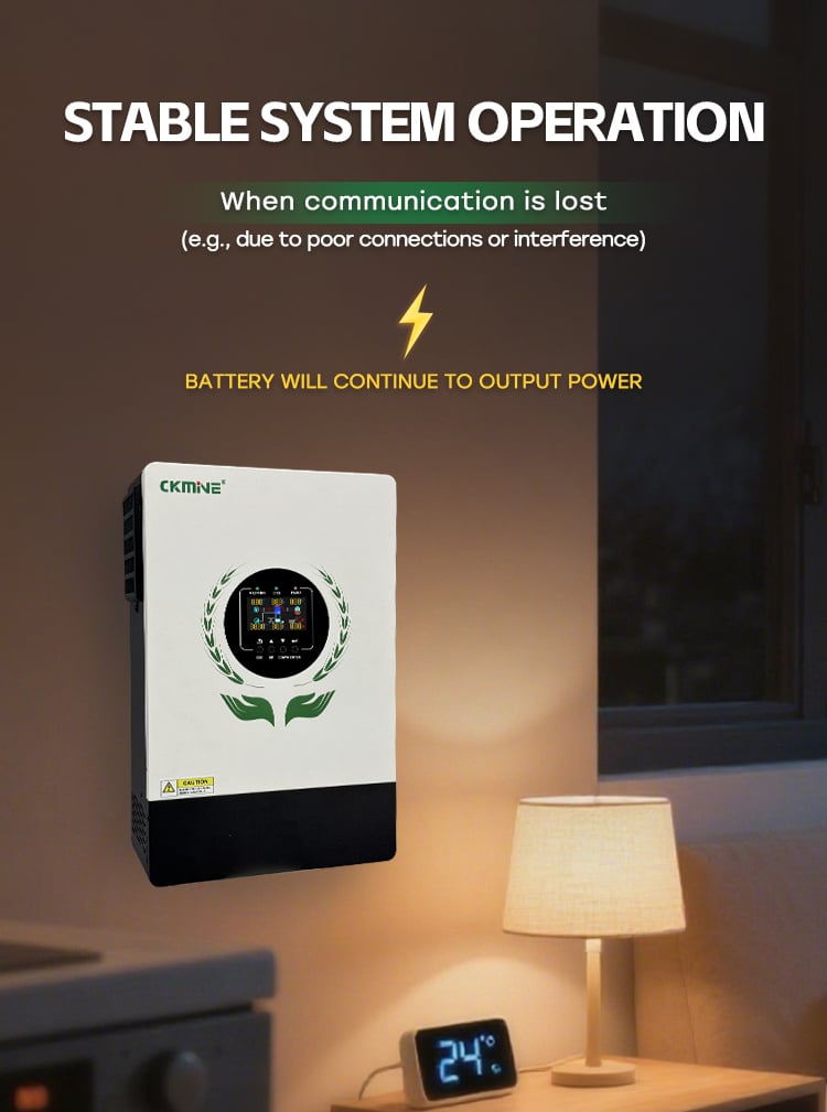 SOL IA-S4 Series Off Grid Solar Inverter 3.5kW 3.5kVA 48V 51.2V 220V Output Power Factor 1.0 manufacture