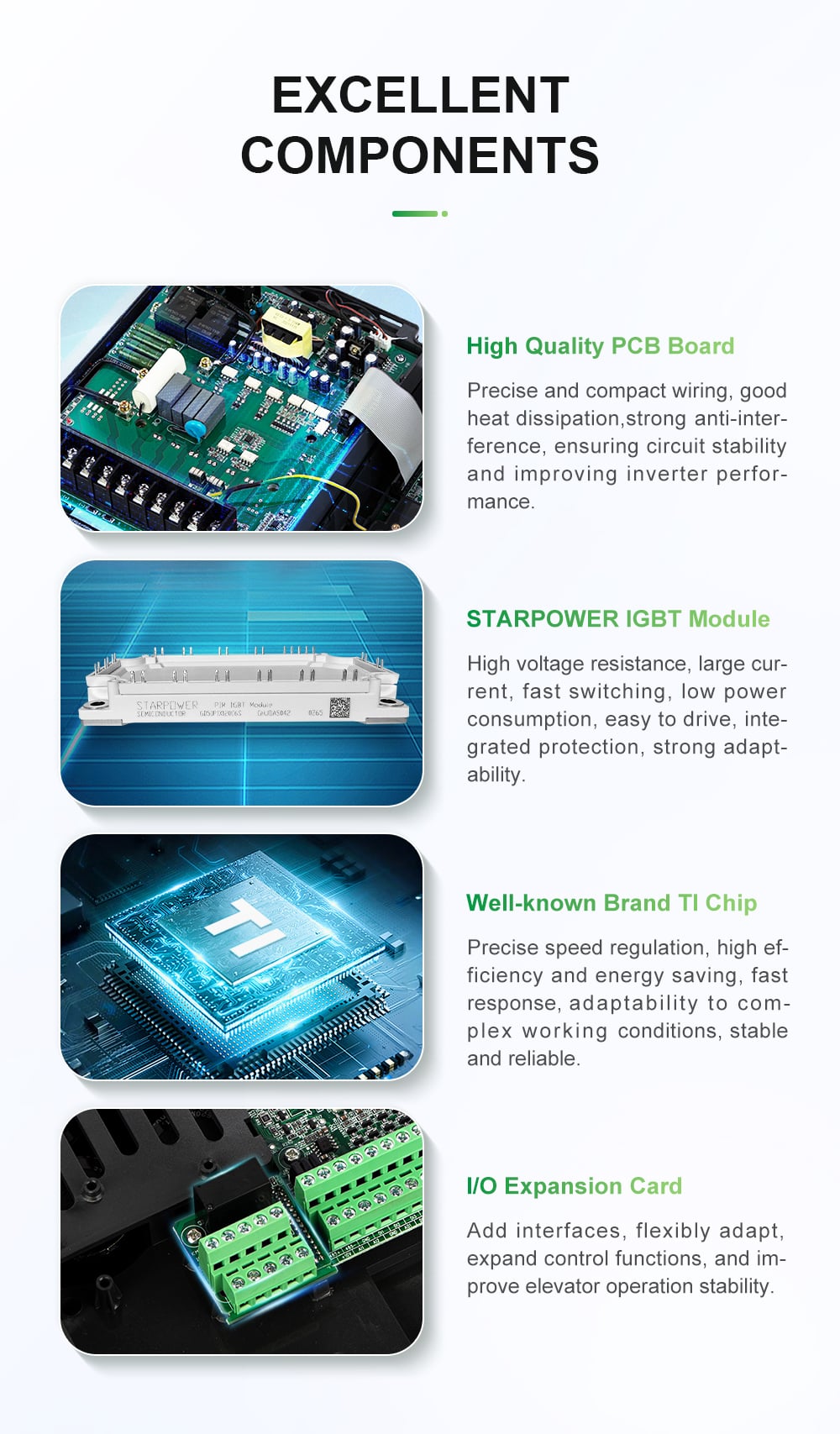 CKMINE Elevator Inverter 4-30kW 380V 3 Phase Lift Parts Frequency Control 15kW 30kW VFD VSD UPS Escalator Motor Drive manufacture