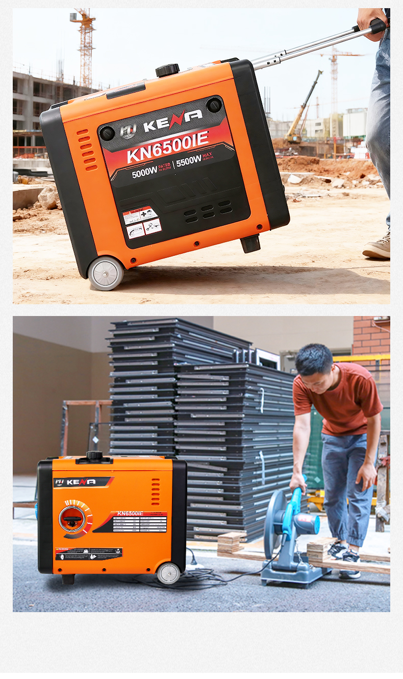 product gasoline inverter silent generator electric start 4kw 50hz portable home emergency generator-18