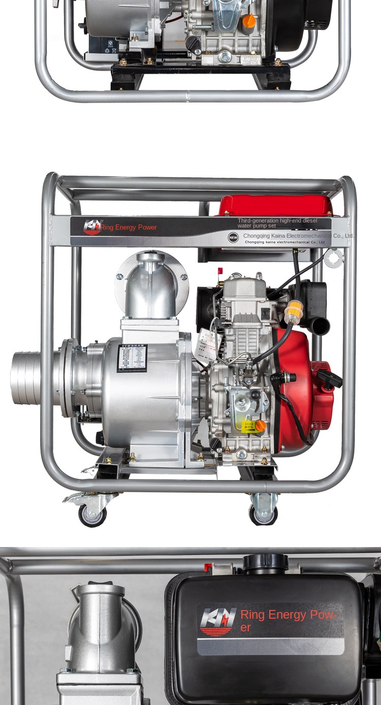 product 3 inch agricultural irrigation 168f high flow gasoline water pump outdoor portable water pump-12