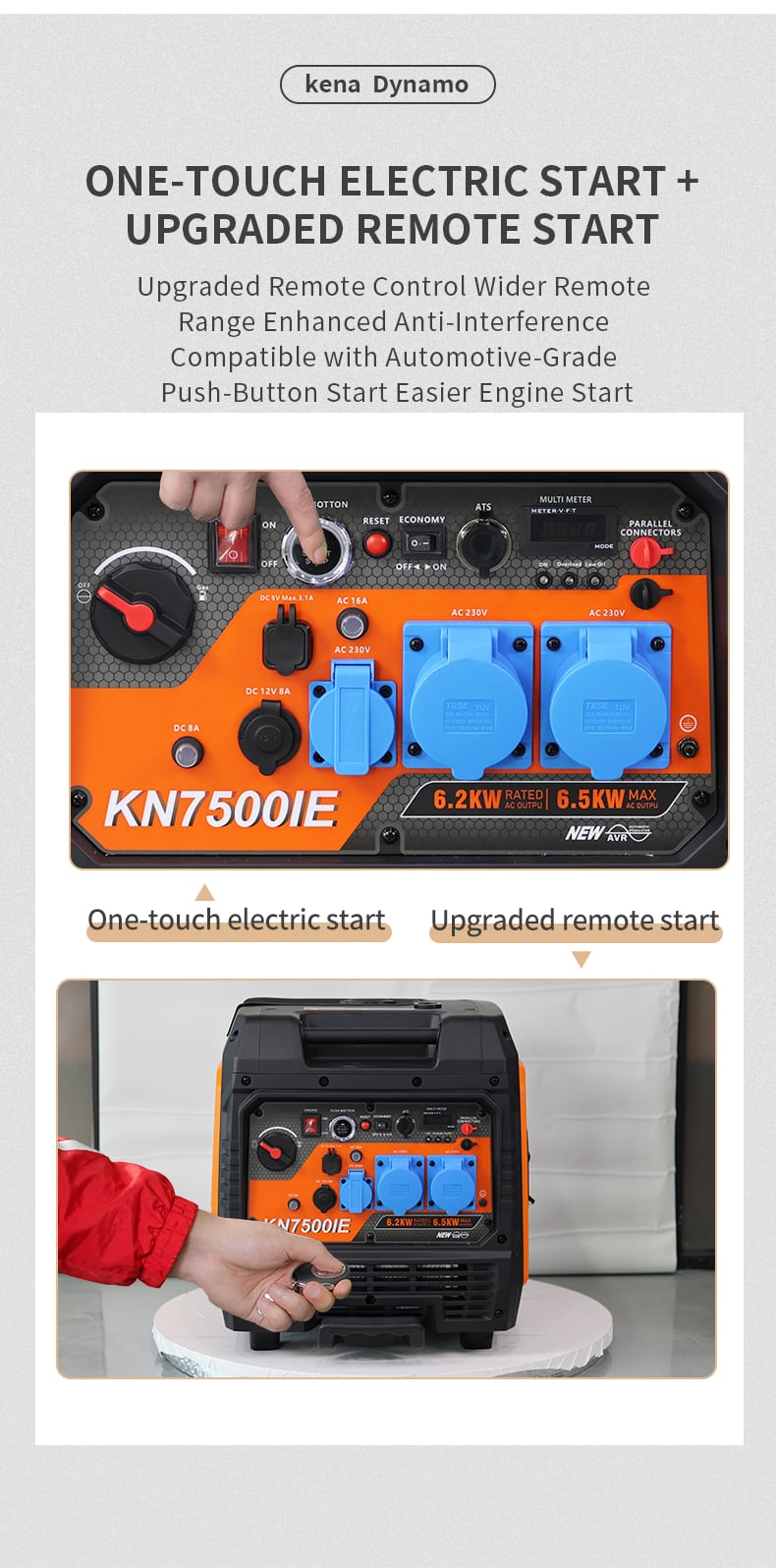 product portable silent dual fuel petrol inverter generator 3kw 3000w lightweight series 6kva silent operation 60db-11