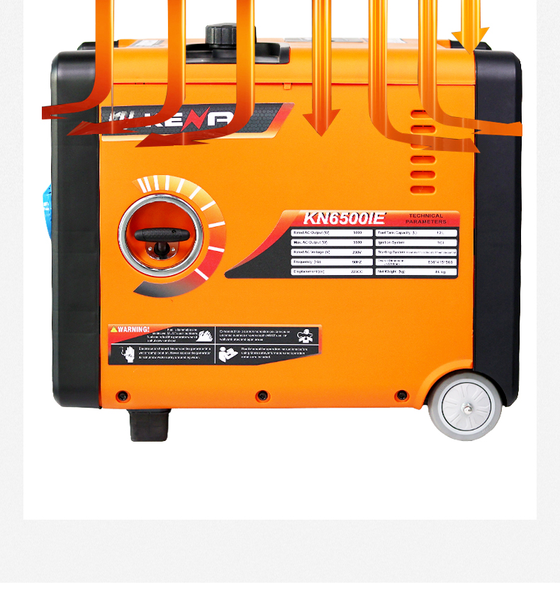 product gasoline inverter silent generator electric start 4kw 50hz portable home emergency generator-14