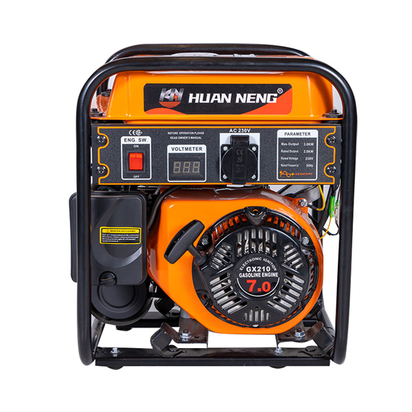 Vlastnosti benzínového generátorného motora