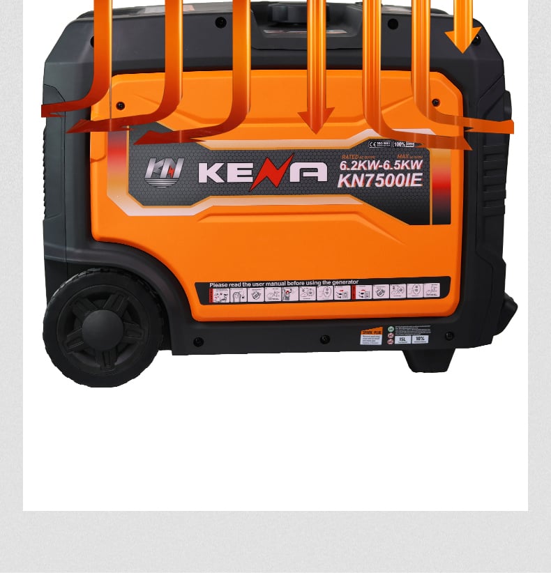 product portable silent dual fuel petrol inverter generator 3kw 3000w lightweight series 6kva silent operation 60db-14
