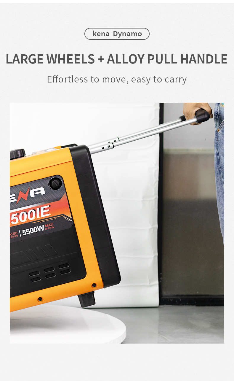 product gasoline inverter silent generator electric start 4kw 50hz portable home emergency generator-17