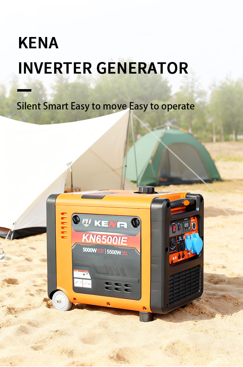 product gasoline inverter silent generator electric start 4kw 50hz portable home emergency generator-5