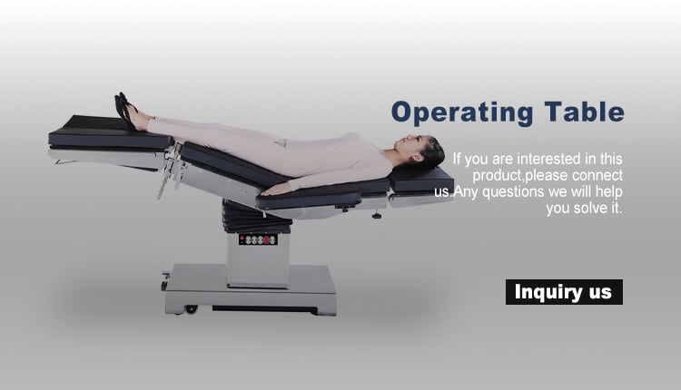 YC-BDOP07 Hospital Emergency Electrical Medical Surgical Operating Table Electric Adjustable Position Operation Bed factory