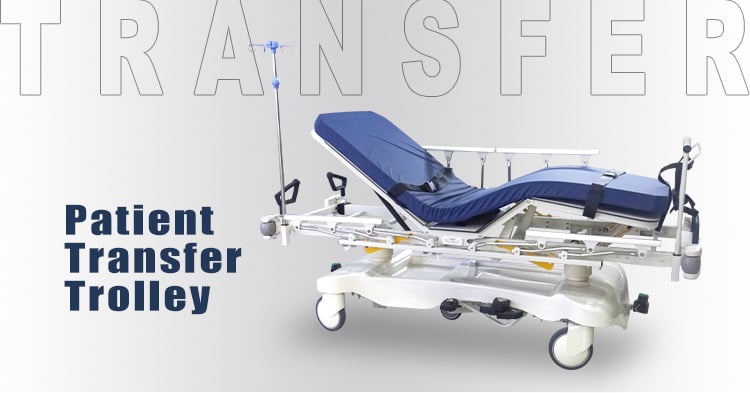 BDEC04B Youngcoln Factory Wholesale Multifunction Patient Transfer Hydraulic Platform Operation Connecting Stretcher Trolley factory