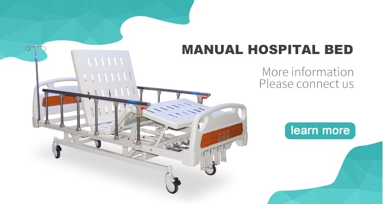 Yc-t5611L Youngcoln Manufacture Medical Bed Cheap Price Trendelenburg Position Manual Hospital Bed with Manual 4 Crank manufacture