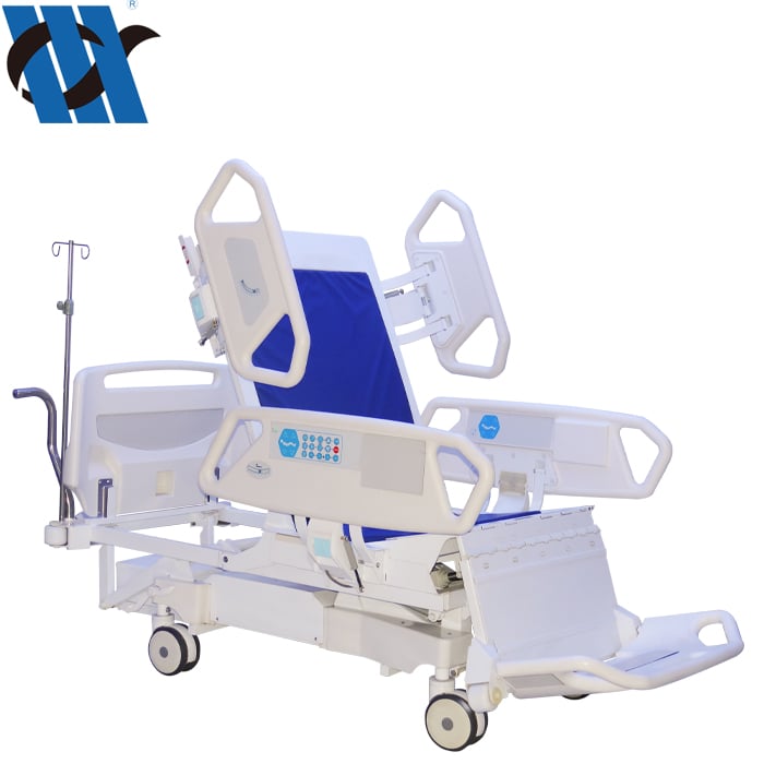 Medical Equipment Bed Electric ICU Eight Functions Bed Hospital Medical with Chair Position factory