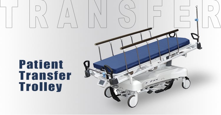 Bdec00 Professional Manufacture Medical High Quality Hydraulic Stretcher Trolley with Scale for Hospital supplier