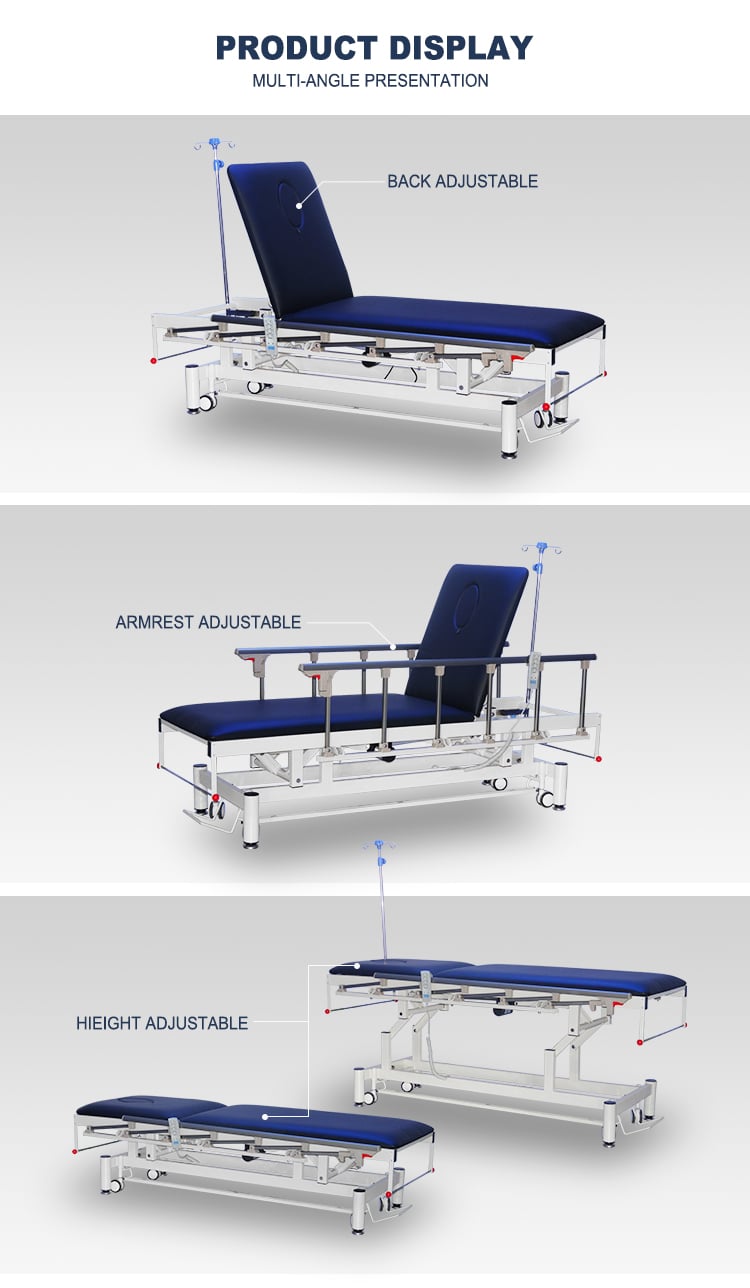 Yc-c103(I) Multifunction Portable Electric Adjustable Massage Bed Table,Medical Disposable Examination Bed Paper Roll details