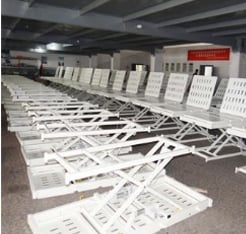 BDT8150 Medical ABS Trolley Luggagae Dressing Change Medicine Trolley with Trash Can Drawers Emergency Trolley supplier