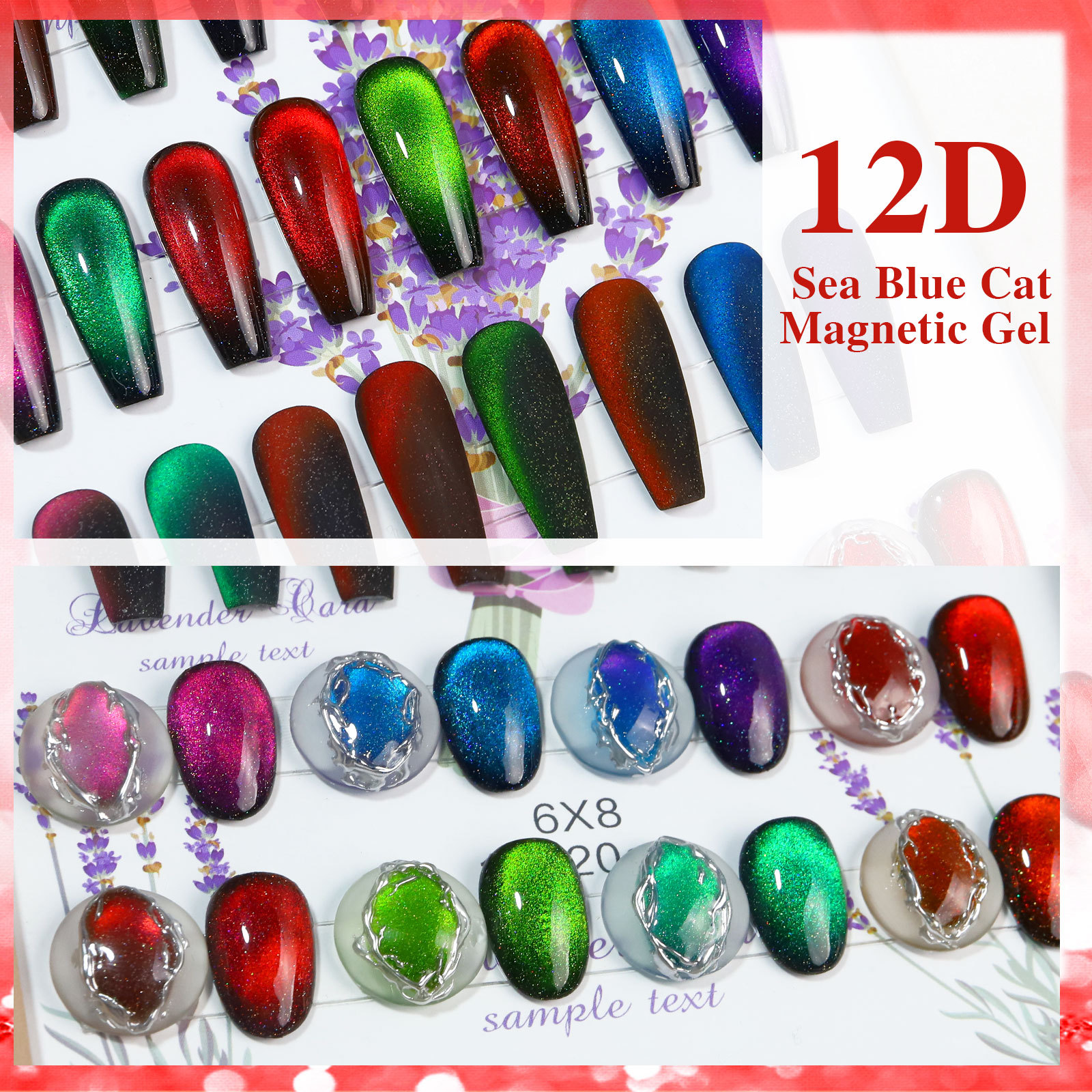 product hot selling custom label uv 12d magnet cat eye gel nail polish factory price wholesale newest nail art product-7