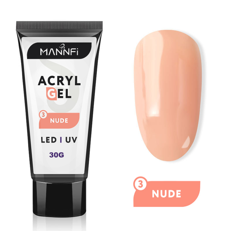 MANNFI Nail Product Non Form 15ml Cosmetics UV Acrylic Poly Gel Nail Kit 6 Colors Extend Gel For Nail Salon details