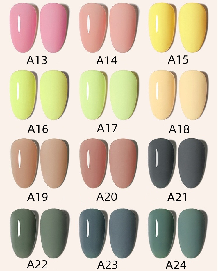Factory Price Wholesale Custom Label Nail Salon Profession Nail Product Uv Soak Off Color Gel Polish Set factory