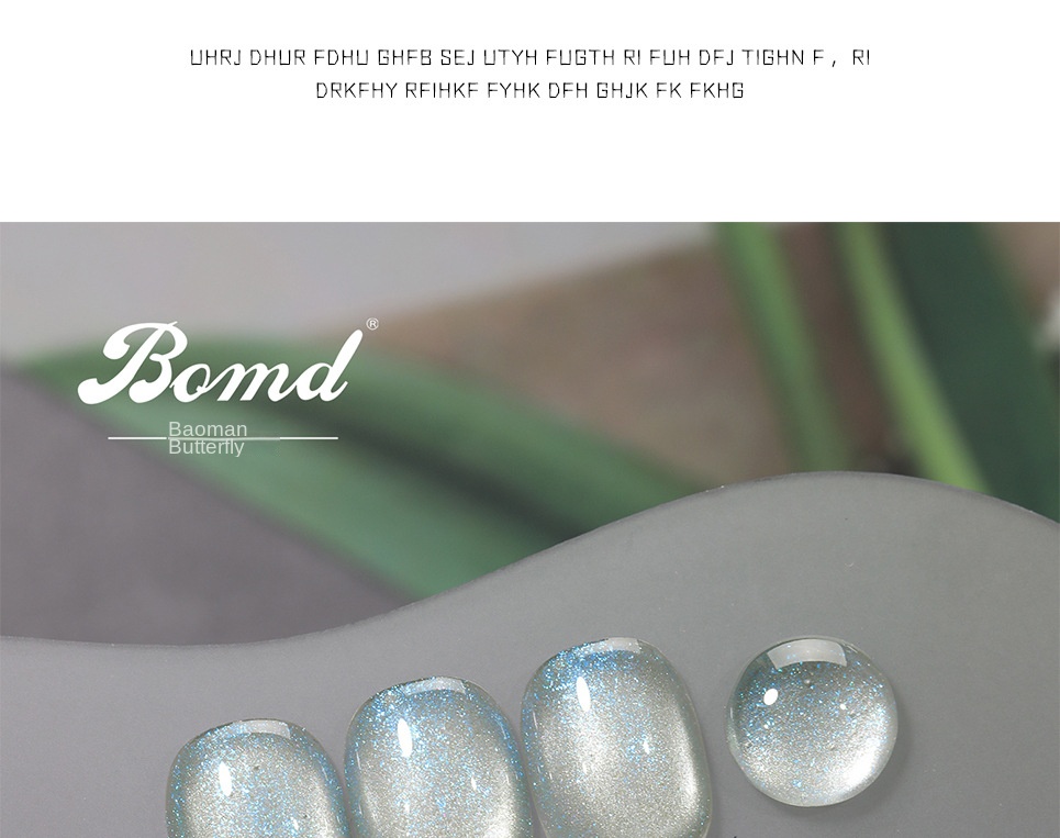 product bomd xinghe cats eye nail gel polish 2025 new glass beads design popular white for nail led liquid bottle cat eye-13