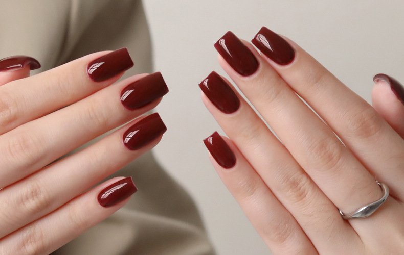 product newest reflective semi permanent encore red gel nail polish color uv cat eye gel nail manicure varnish167-5