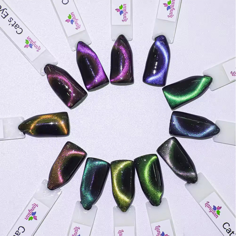 product factory price wholesale custom label newest uv 9d magnet cat eye gel nail polish high quality cat eye gel nail art product-7