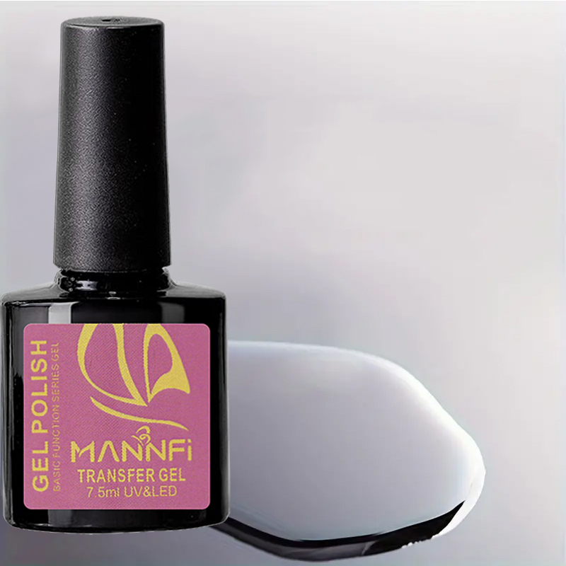 product nail supplier custom logo nail art long lasting function gel polish uv led nail transfer gel top coat base gel-5