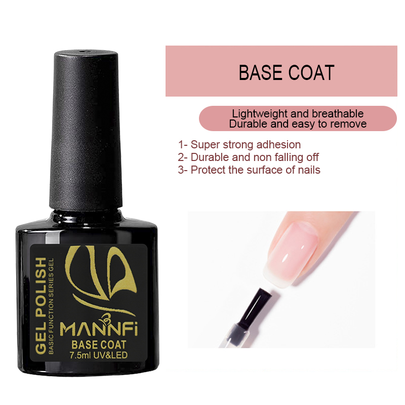 product nail supplier custom logo nail art long lasting function gel polish uv led nail transfer gel top coat base gel-10