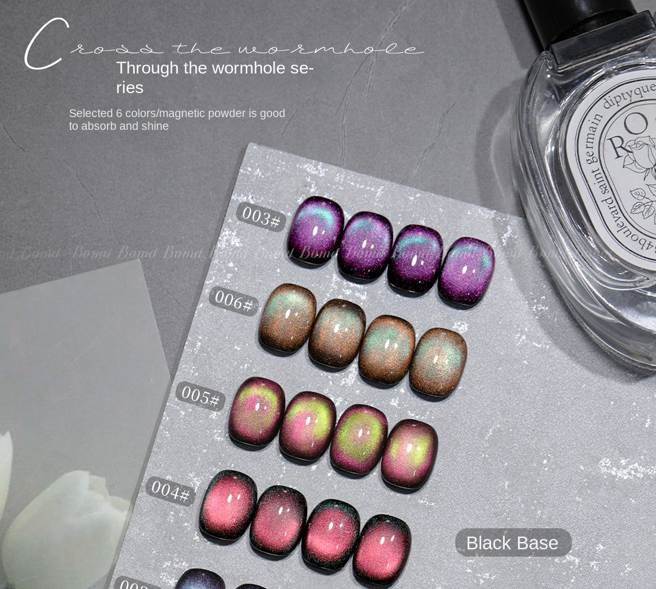 product bomd wormhole series cat eye uv gel nail polish 2025 new colorful multi light flash salon vegan non toxic long lasting bottle-1