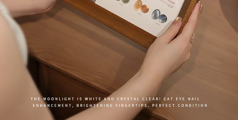 product free sample cat eye gel nail manicure varnish newest reflective semi permanent uv gel nail polish color-3