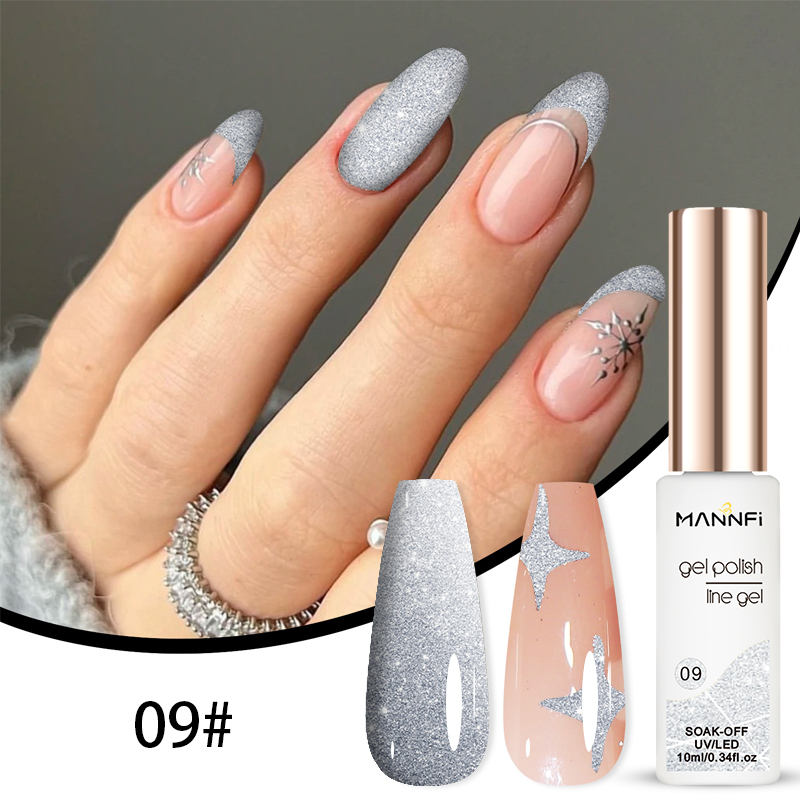 MANNFI DDP Service Factory Nail Painting Art Gel Polish Soak Off Uv Led 12 Colors Drawing Liner Gel Set Nail Product details