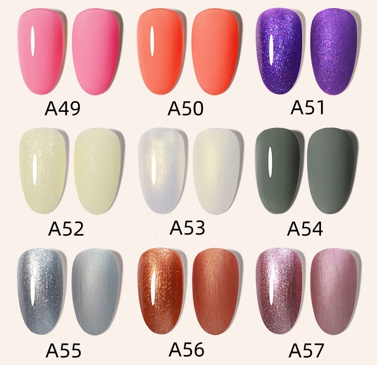 Factory Price Wholesale Custom Label Nail Salon Profession Nail Product Uv Soak Off Color Gel Polish Set manufacture
